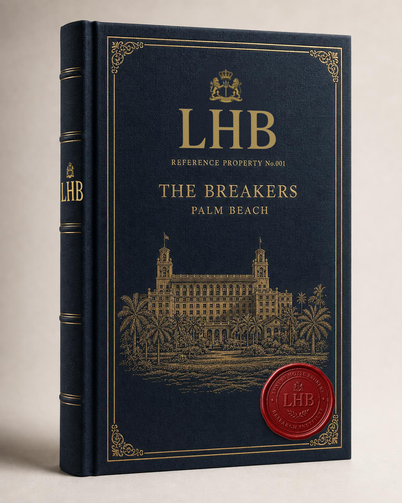 Bound Intelligence Record™ publication in navy cloth with gilt engraving and embossed institutional seal