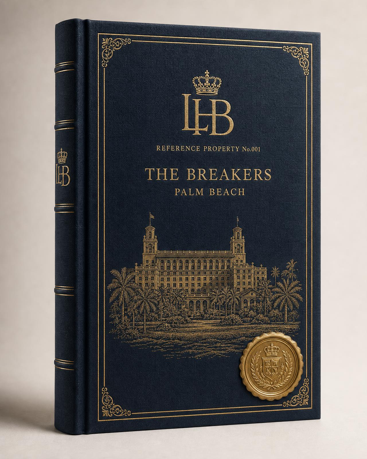 Bound Intelligence Record™ publication in navy cloth with gilt engraving and embossed institutional seal